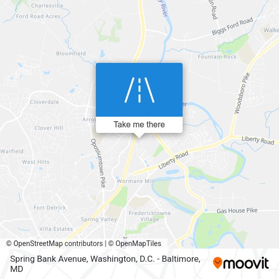 Mapa de Spring Bank Avenue