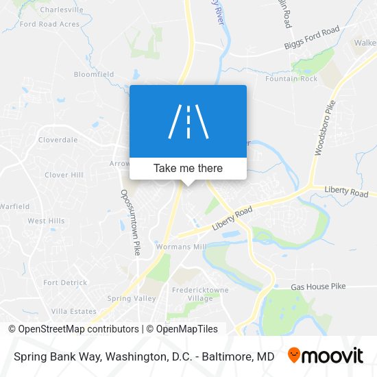 Mapa de Spring Bank Way