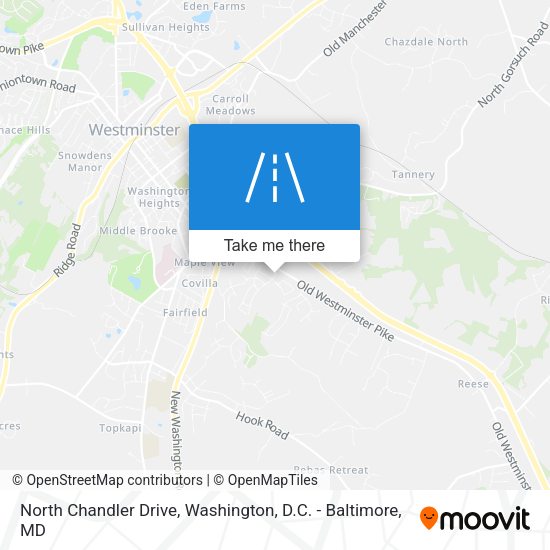 Mapa de North Chandler Drive