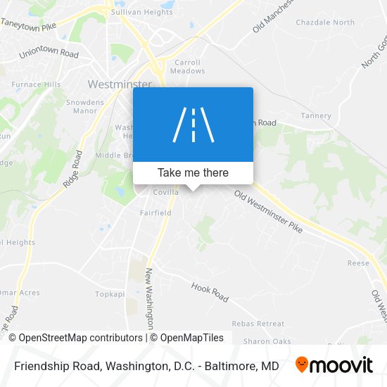 Mapa de Friendship Road