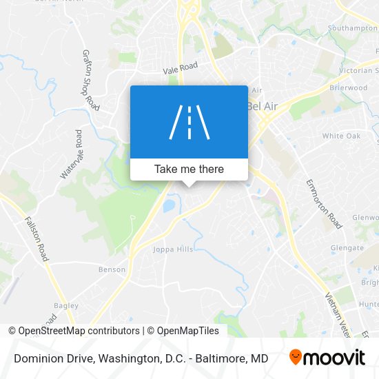 Mapa de Dominion Drive
