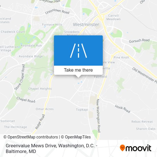 Mapa de Greenvalue Mews Drive