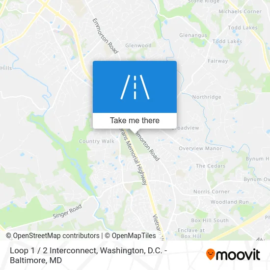Loop 1 / 2 Interconnect map