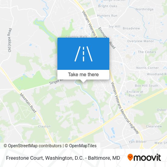 Freestone Court map