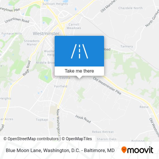 Mapa de Blue Moon Lane