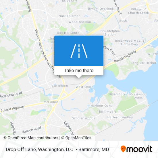 Drop Off Lane map