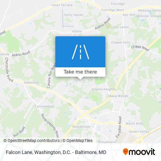 Falcon Lane map