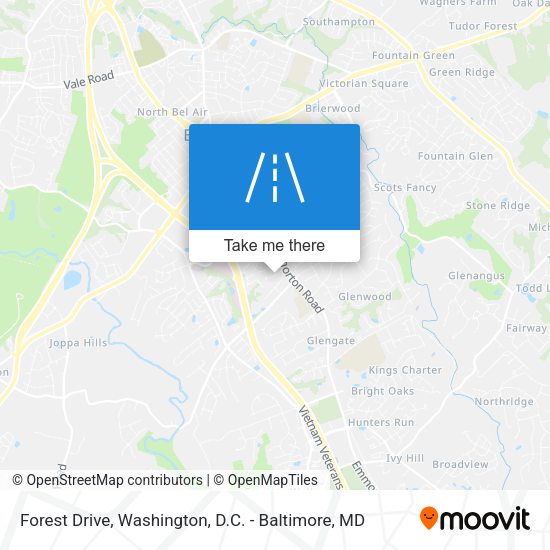 Forest Drive map