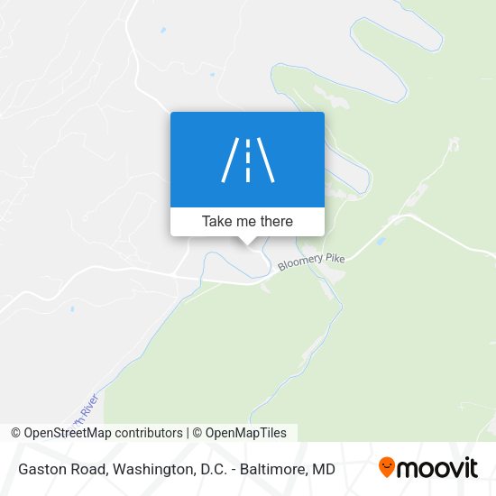 Gaston Road map