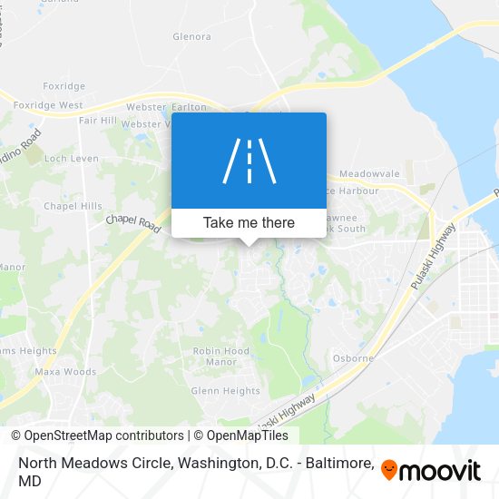 North Meadows Circle map