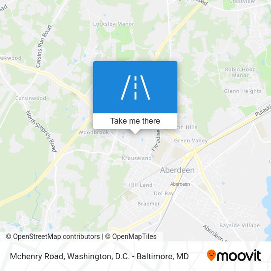 Mchenry Road map