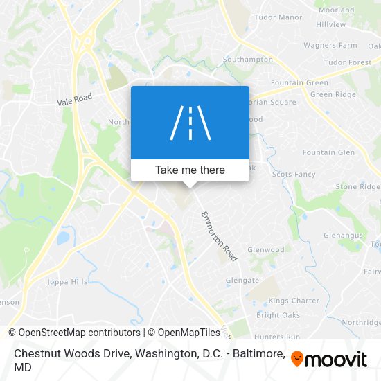 Chestnut Woods Drive map