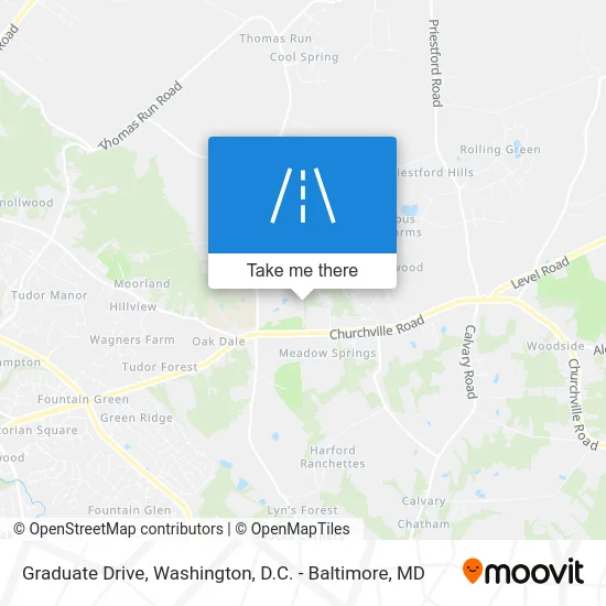 Graduate Drive map
