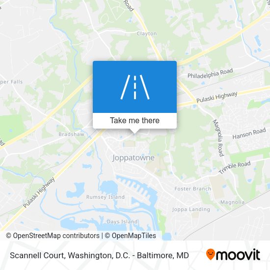 Scannell Court map