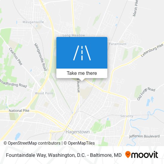 Mapa de Fountaindale Way
