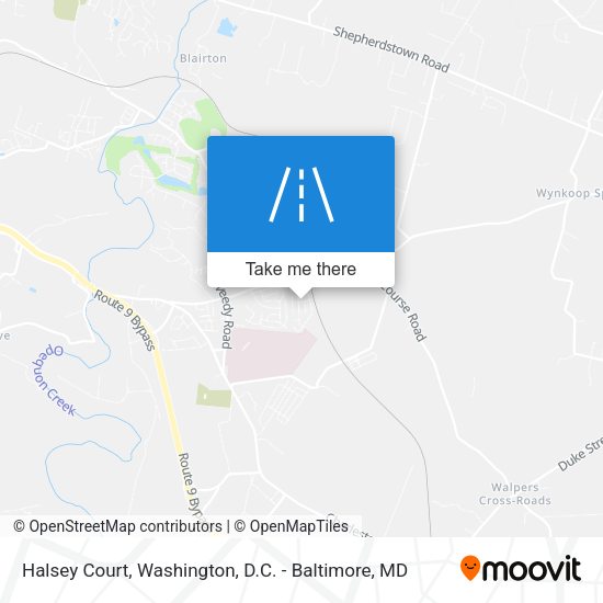 Mapa de Halsey Court