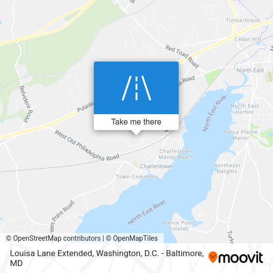 Mapa de Louisa Lane Extended