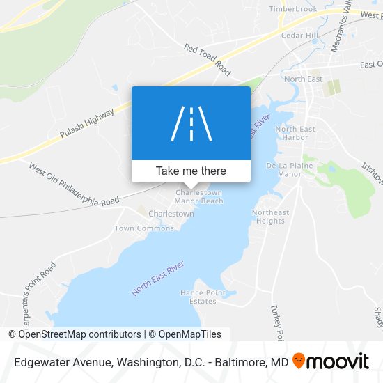 Edgewater Avenue map