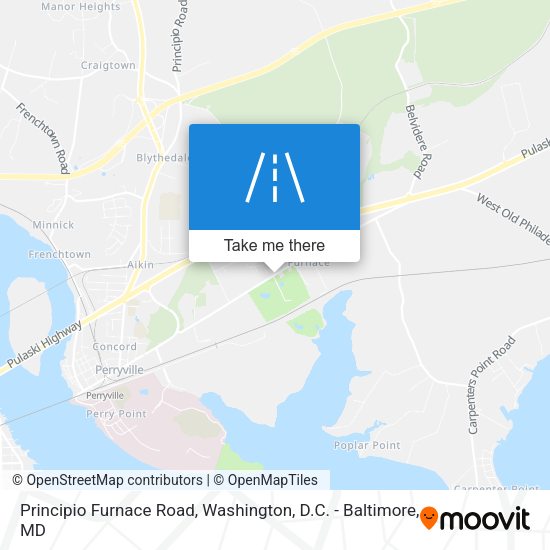 Principio Furnace Road map