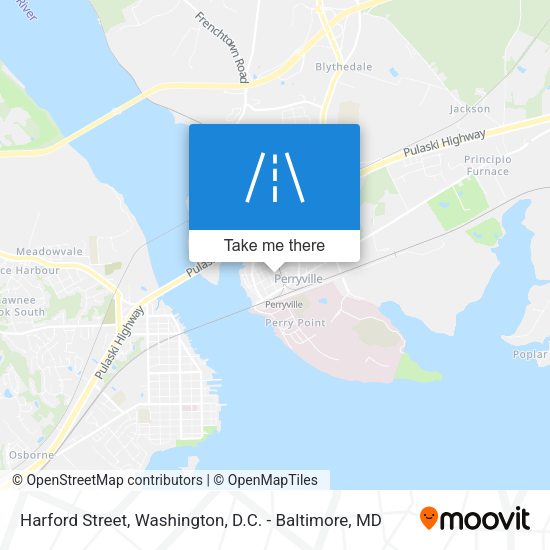 Harford Street map