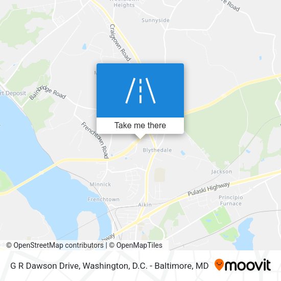 G R Dawson Drive map