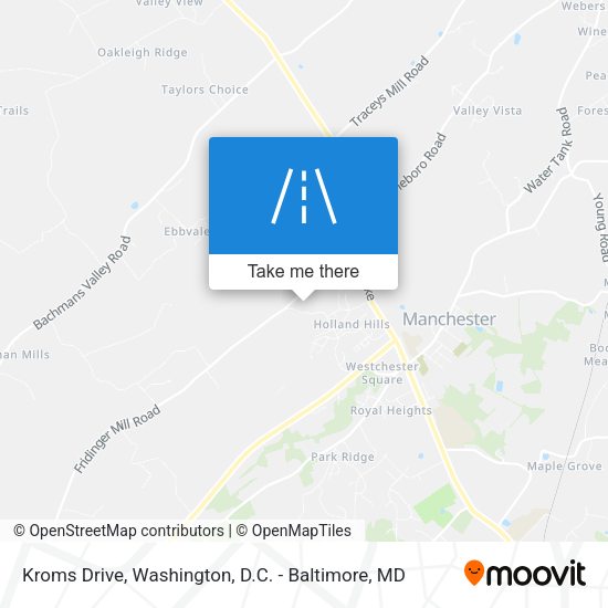 Kroms Drive map