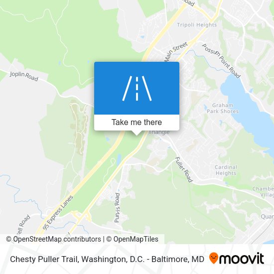 Chesty Puller Trail map