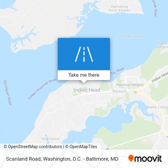 Scanland Road map