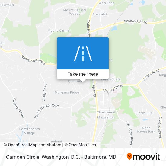 Camden Circle map