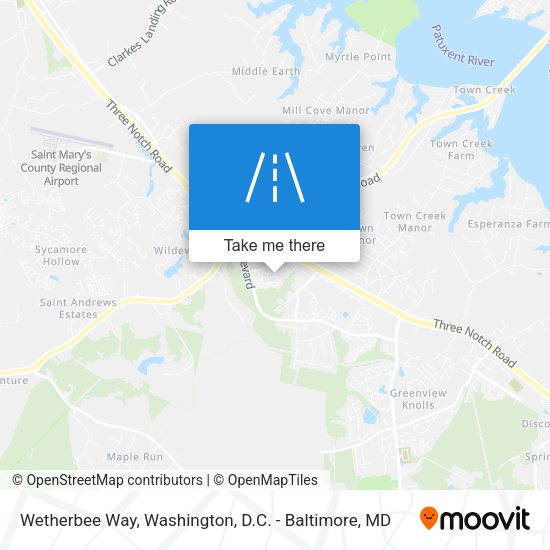 Wetherbee Way map