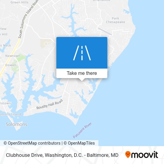 Clubhouse Drive map