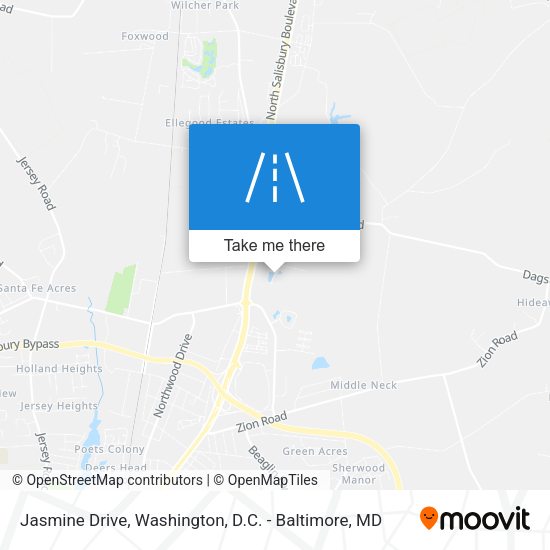 Mapa de Jasmine Drive