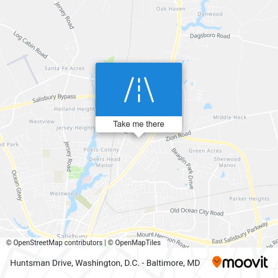 Huntsman Drive map