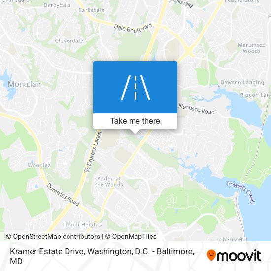 Mapa de Kramer Estate Drive