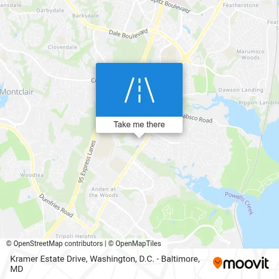 Kramer Estate Drive map