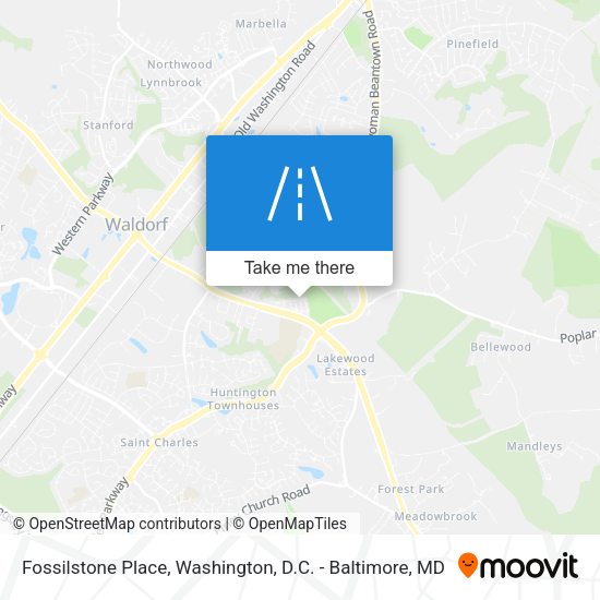 Fossilstone Place map