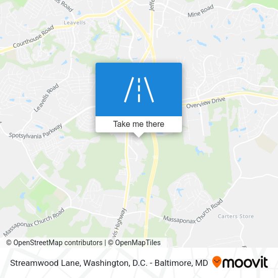 Streamwood Lane map