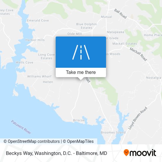 Mapa de Beckys Way