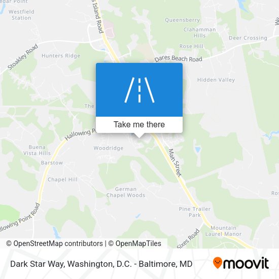 Mapa de Dark Star Way