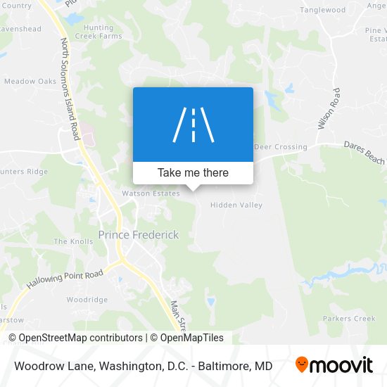 Mapa de Woodrow Lane