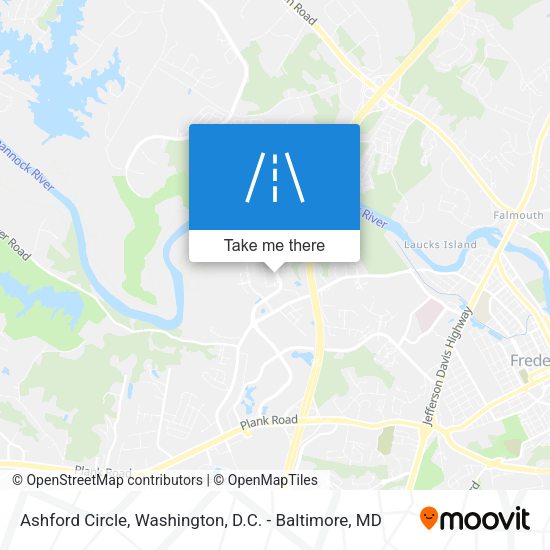 Mapa de Ashford Circle