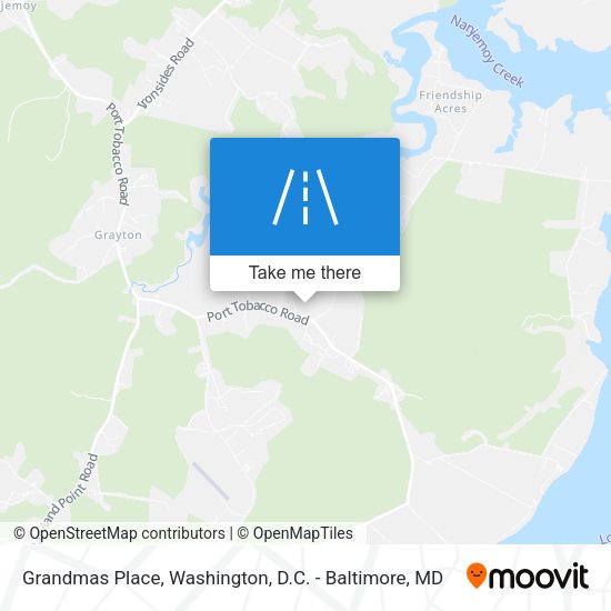 Grandmas Place map