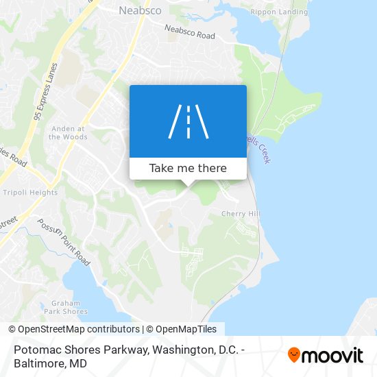 Mapa de Potomac Shores Parkway