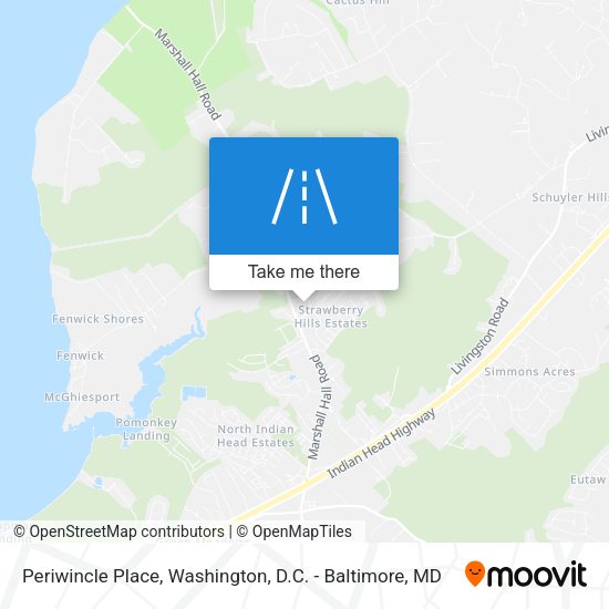 Mapa de Periwincle Place