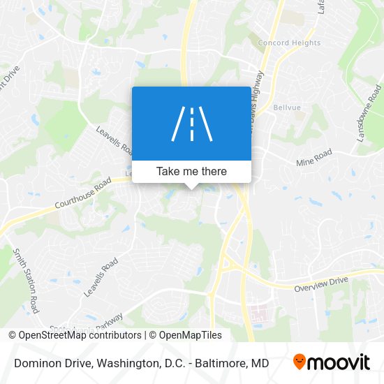 Dominon Drive map