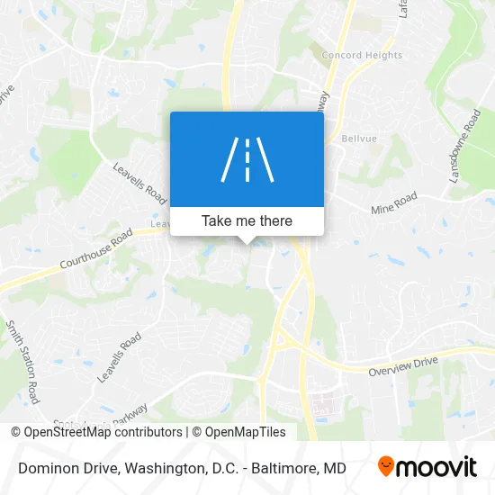Dominon Drive map