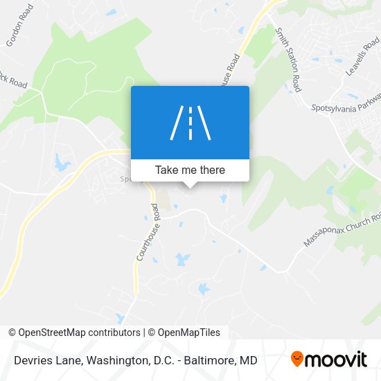 Mapa de Devries Lane
