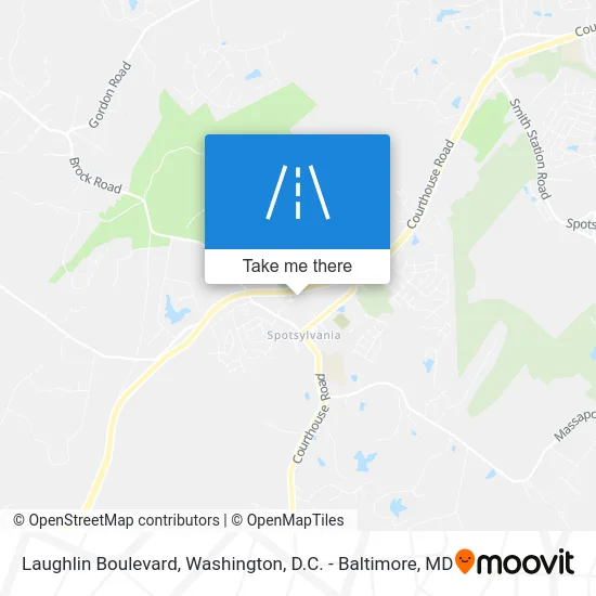 Laughlin Boulevard map