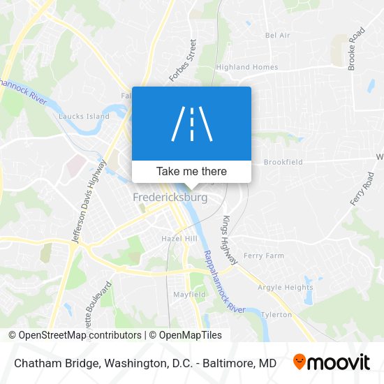 Mapa de Chatham Bridge