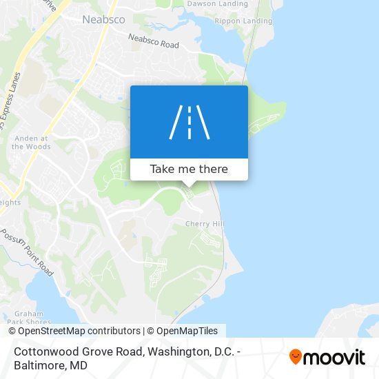 Cottonwood Grove Road map